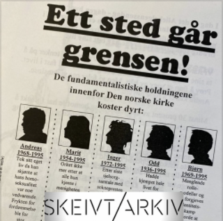 Løpeseddel der ÅK fokuserer på selvmord.