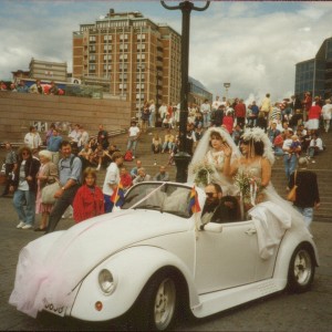 Homodagene i 1993. Foto: Løvetannarkivet