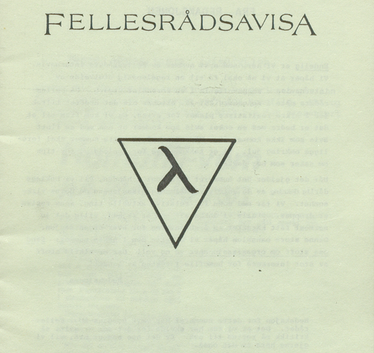 Fellesrådsavisas utgave fra oktober 1980. Fellesrådsavisas utgave fra oktober 1980.