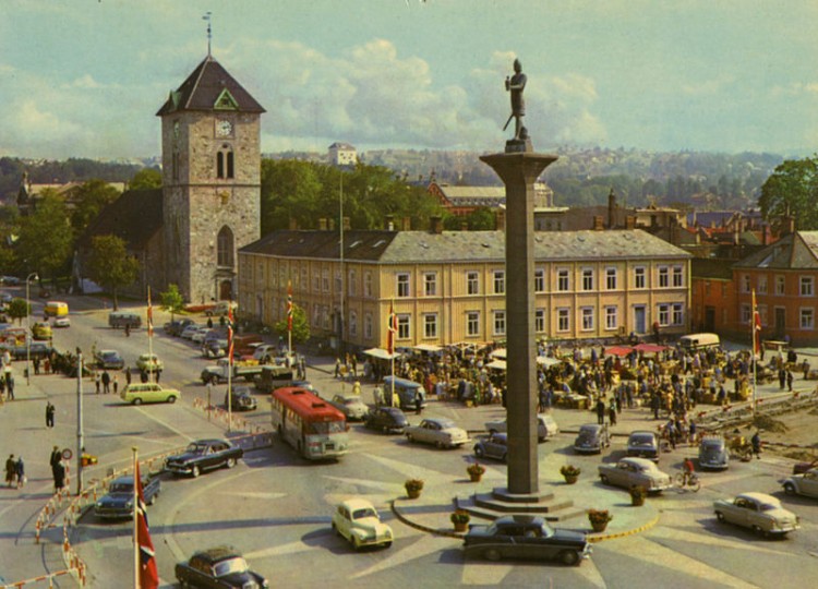 Trondheim, antagelig tidlig 1960-tall. Foto: Ukjent/Trondheim byarkiv.
