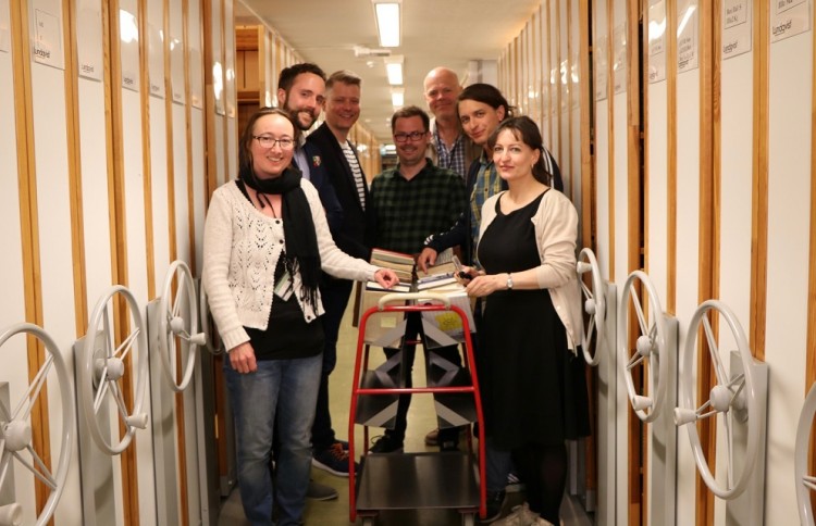 Fra venstre: Heidi Rohde Rafto, Birger Berge, Bjørn André Widvey, Runar Jordåen, Jo Hjelle, Simon Mitternacht, Ragnhild Bjelland
