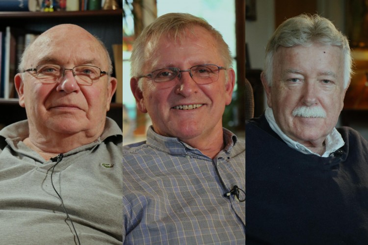 Ole Henrik Røine, Arne Skalleberg og Ole Johan Carlsen er med i Skeivt arkivs livsminneprosjekt.