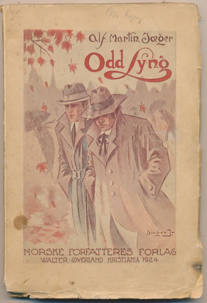 I romanen Odd Lyng (1924) av Alf Martin Jæger ble ordet "homoseksuell" for første gang brukt i et norsk skjønnlitterært verk.