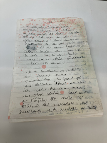 From the letter collection. Foto: Skeivt arkiv. From the letter collection. Foto: Skeivt arkiv.