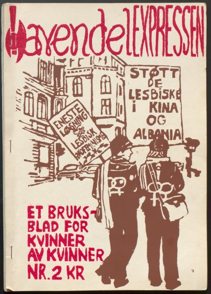 The cover of the second issue of Lavendelexpressen The cover of the second issue of Lavendelexpressen