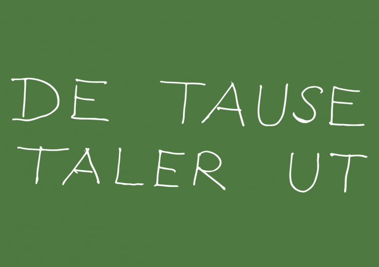 First page of Eckhoff's manuscript. From detausetalerut.no