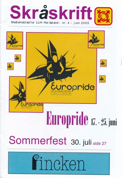 Forside av Skråskrift nr 4/2005. Forside av Skråskrift nr 4/2005.