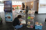 Mobilt fagbibliotek med skeive tidsskrifter og bøker. Foto: Svein-Arne Selvik.